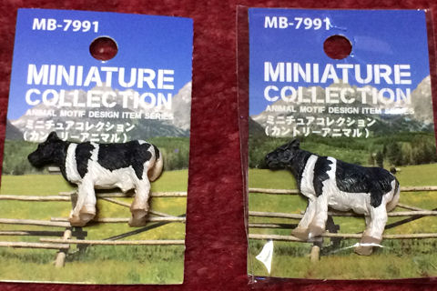 モーちゃん探検隊 : ￥100 ミニチュアコレクション牛